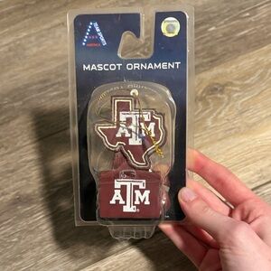Texas A&M Mascot Ornament NIB